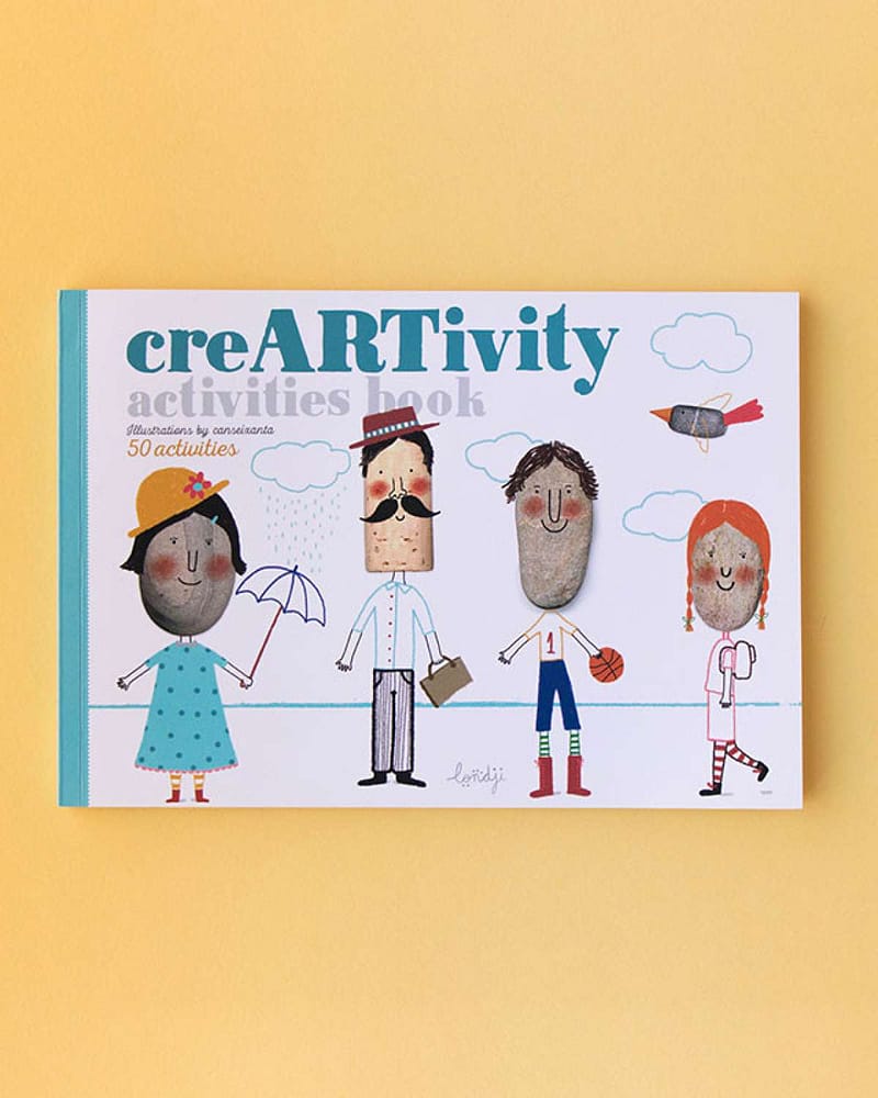 Aktivitetsbok Barn - Tegne Kreativt, 50stk oppgaver | creARTivity