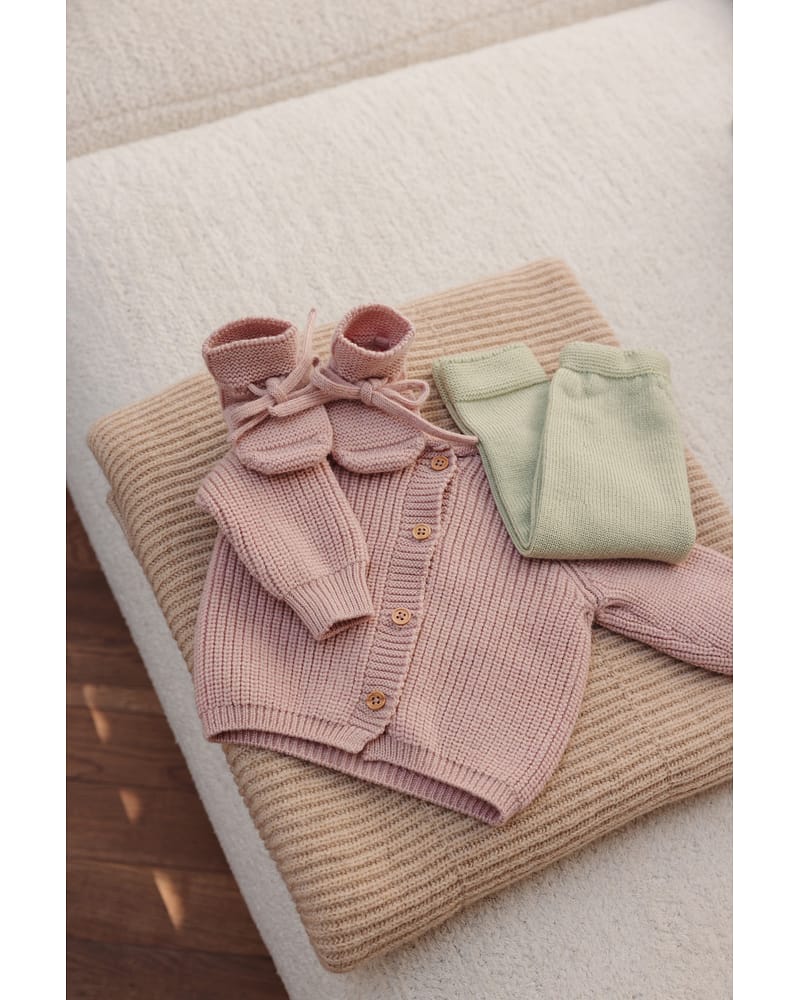 Babytøfler Ull - 100% Merino, Ubehandlet