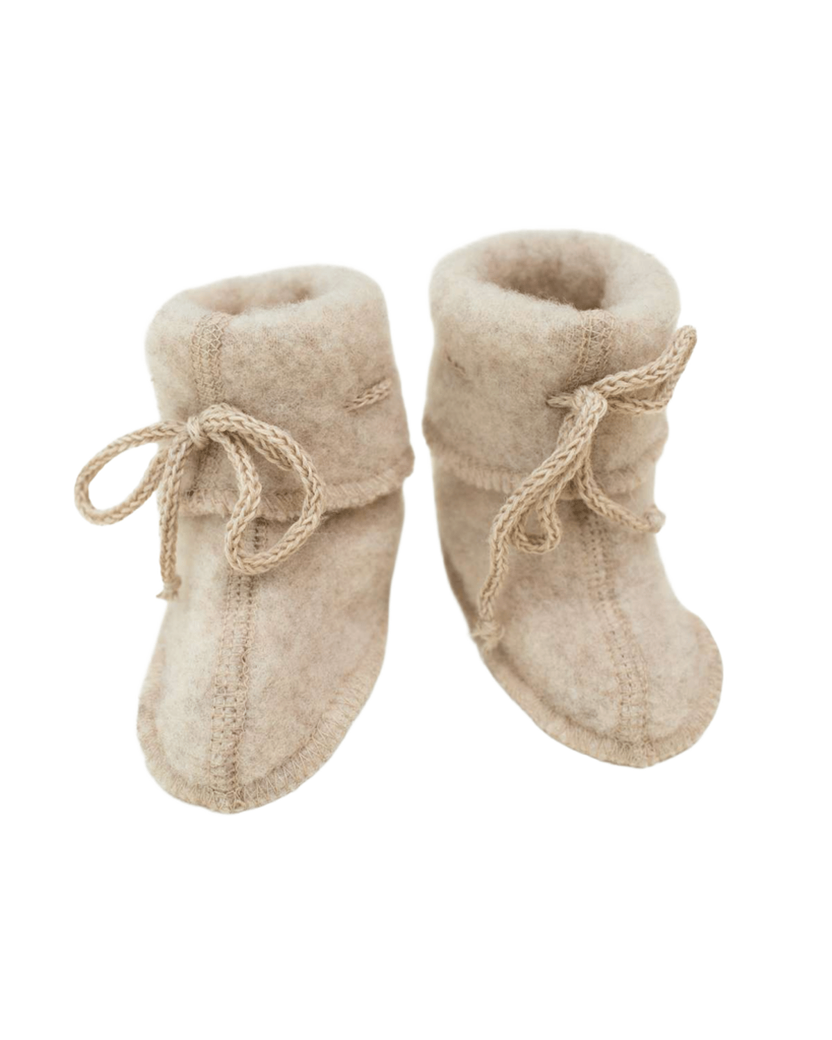Ulltøfler Baby – Varm Ullfleece 100% Ubehandlet Ull | Baby-Bootees
