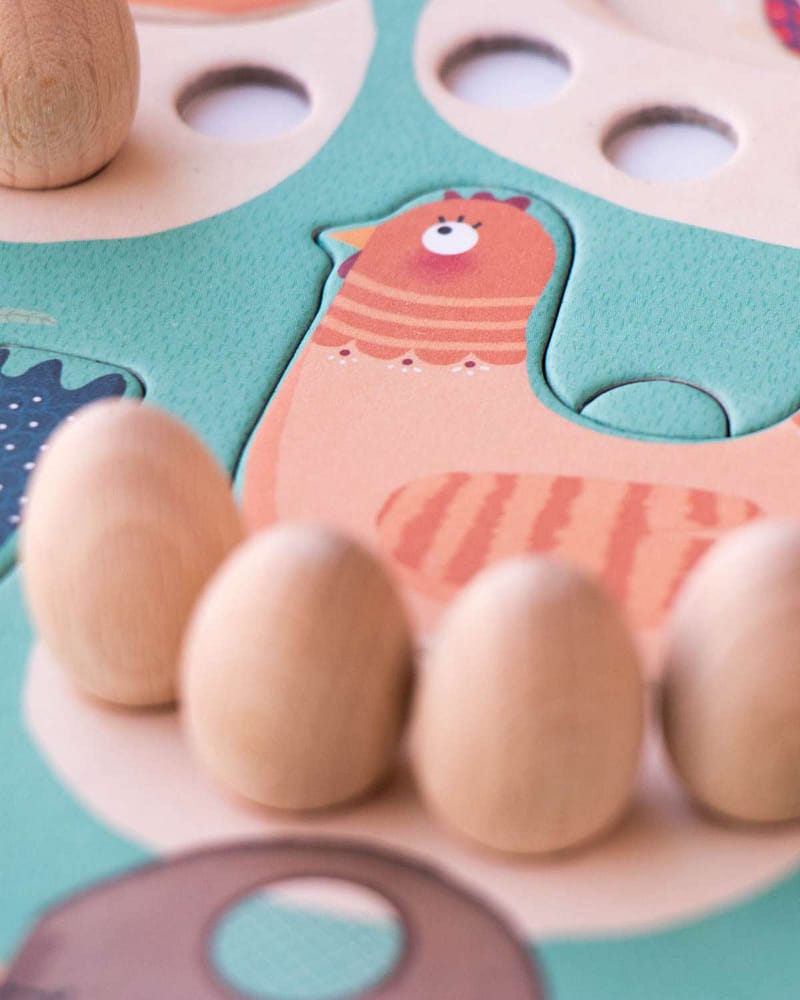 Brettspill Barn 4/8år - Lagspill "Hønsehus og Reven" | Cluck