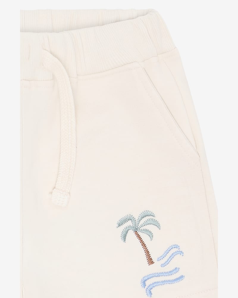 Shorts til Barn - Myk og Elastisk Bomull | HCHaggi Palms