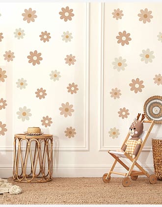 Wallstickers Blomster 44stk - ØKO Veggklistremerker Barnerom