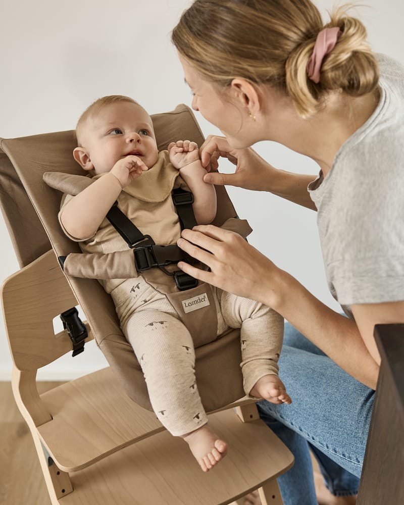 Nyfødtsete til Spisestol / Leander Louie & Classic Stol - Mocca