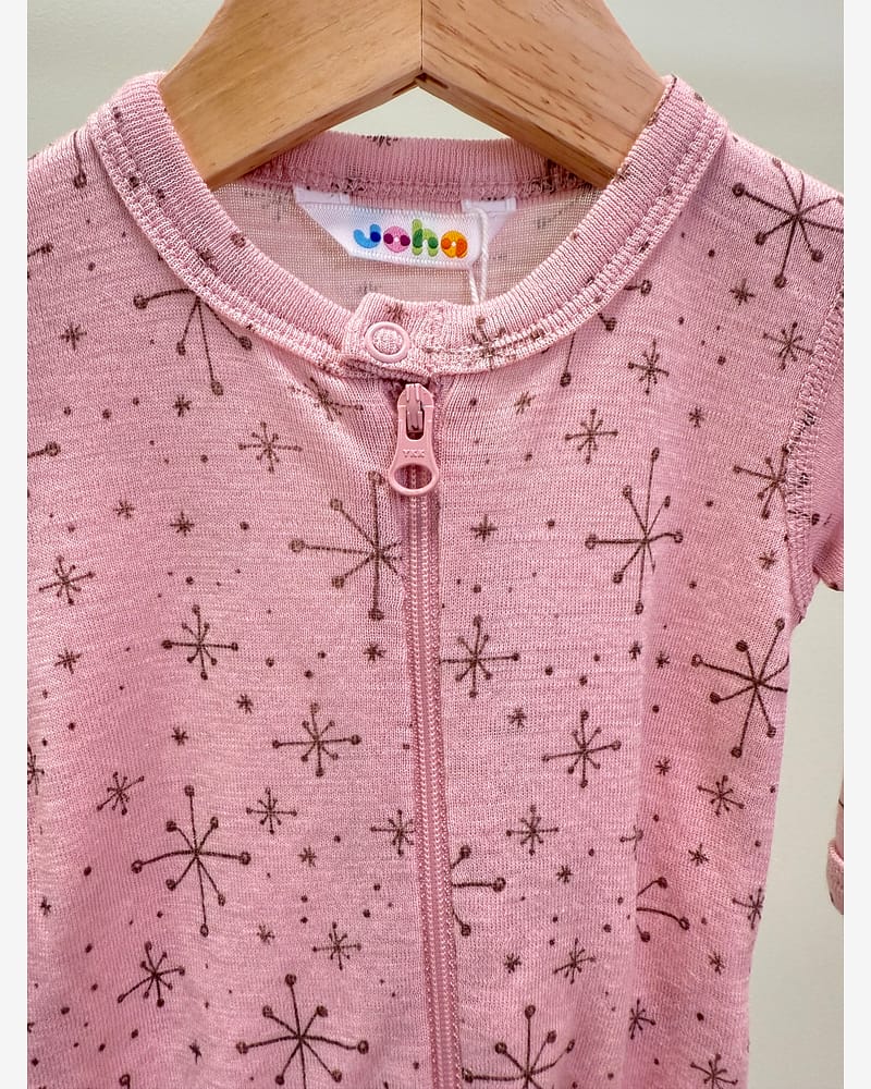 Ullpysj Heldress m/ glidelås og trylleføtter - 100% Merino | Basic