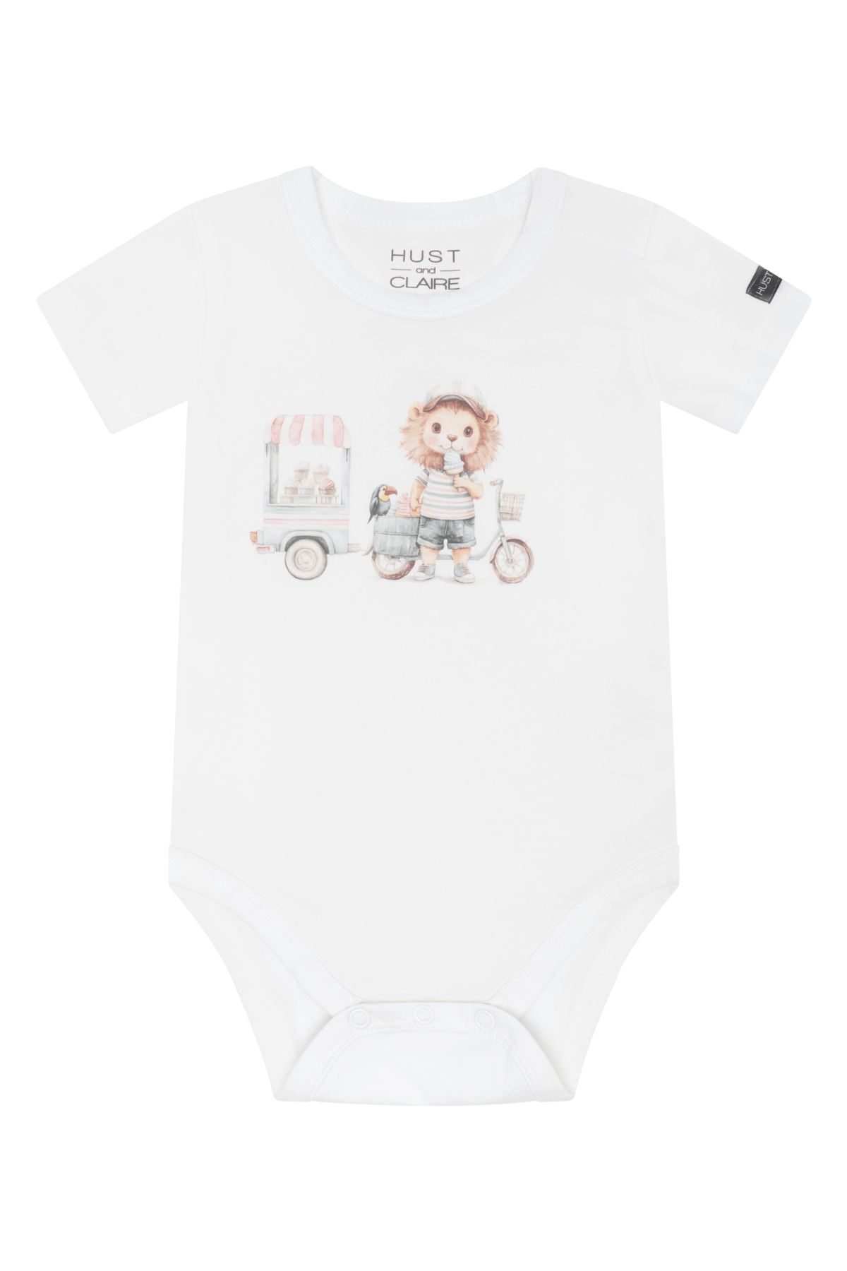 Body Baby – 95% Øko Bomull, 5% Elastan | HCBilly Ice cream, Ivory