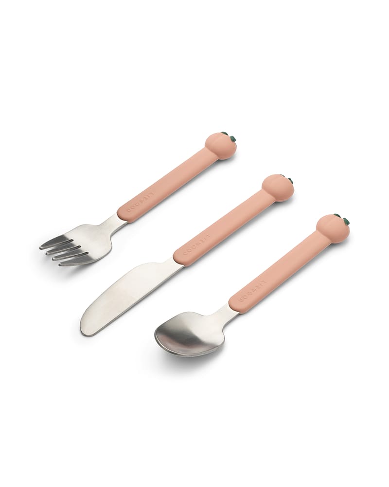 Bestikk Sett Barn 3pk - Rustfritt Stål & Silikon | Tove