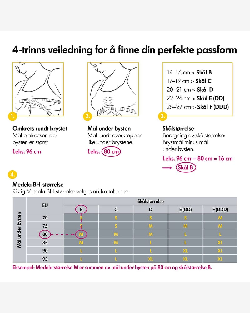 Amme & Brystpumpe BH 3-i-1 - Høy Støtte