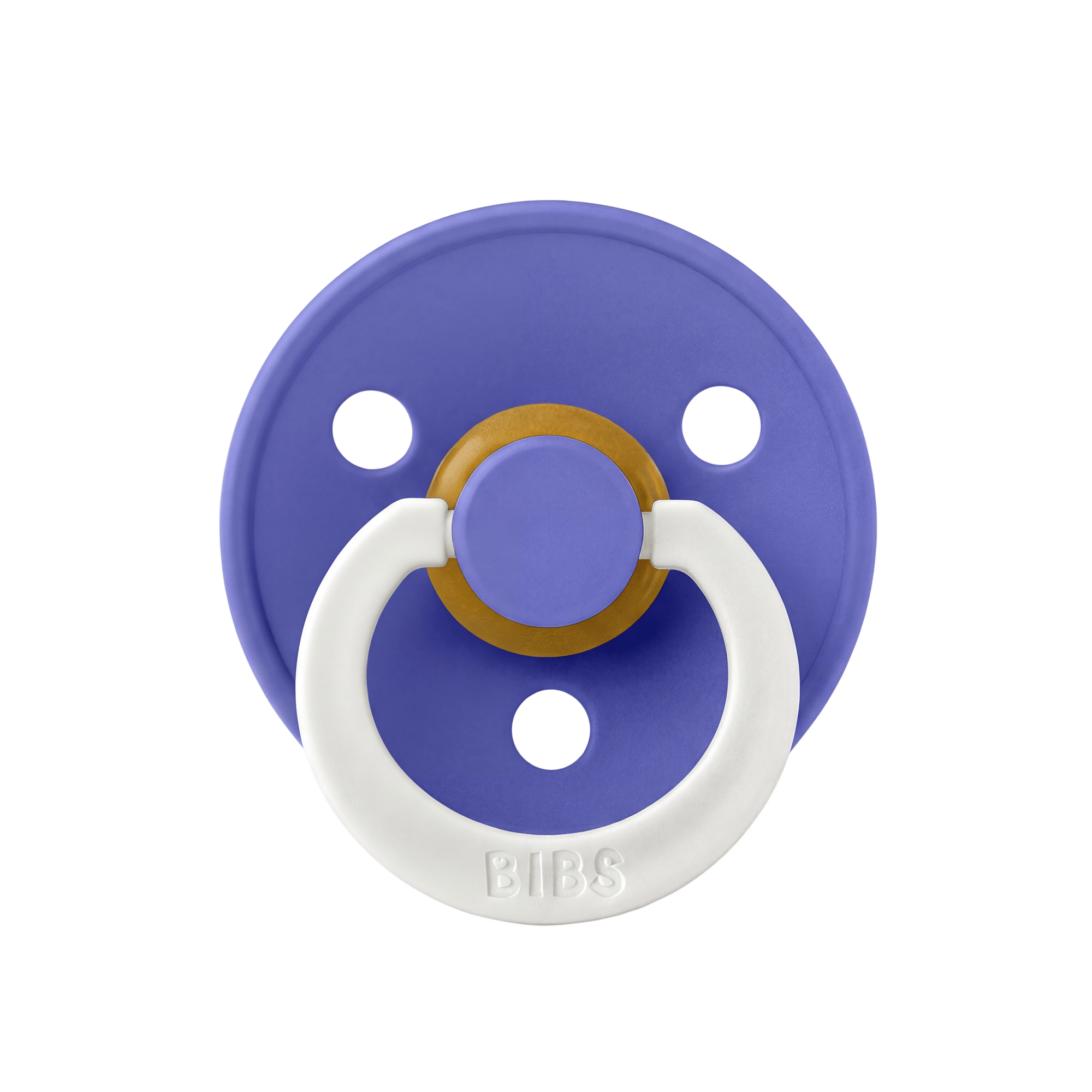 BIBS Colour Smokk GLOW – Rund, Naturgummi, Grape
