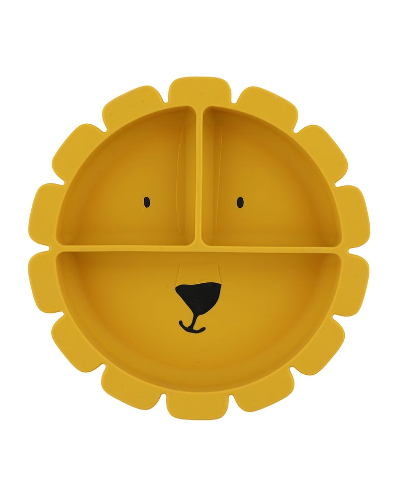 Tallerken med flere rom & Sugekopp - Silikon