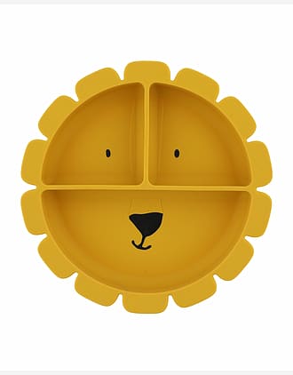 Tallerken med flere rom & Sugekopp - Silikon