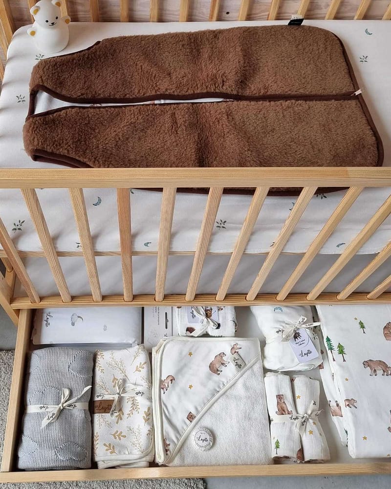 Nattpose Baby 0-9 mnd - 100% Merinoull