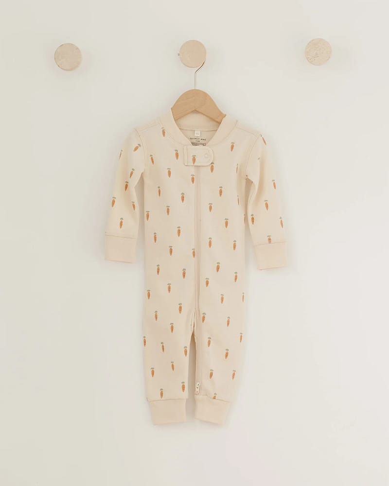 Pysj med to-veis Glidelås - 100% Øk. Bomull | Zip Longsleeve Sleeper