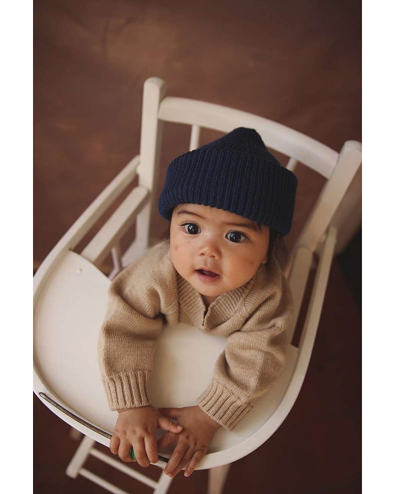 Ull Beanie barn - 100% Merino