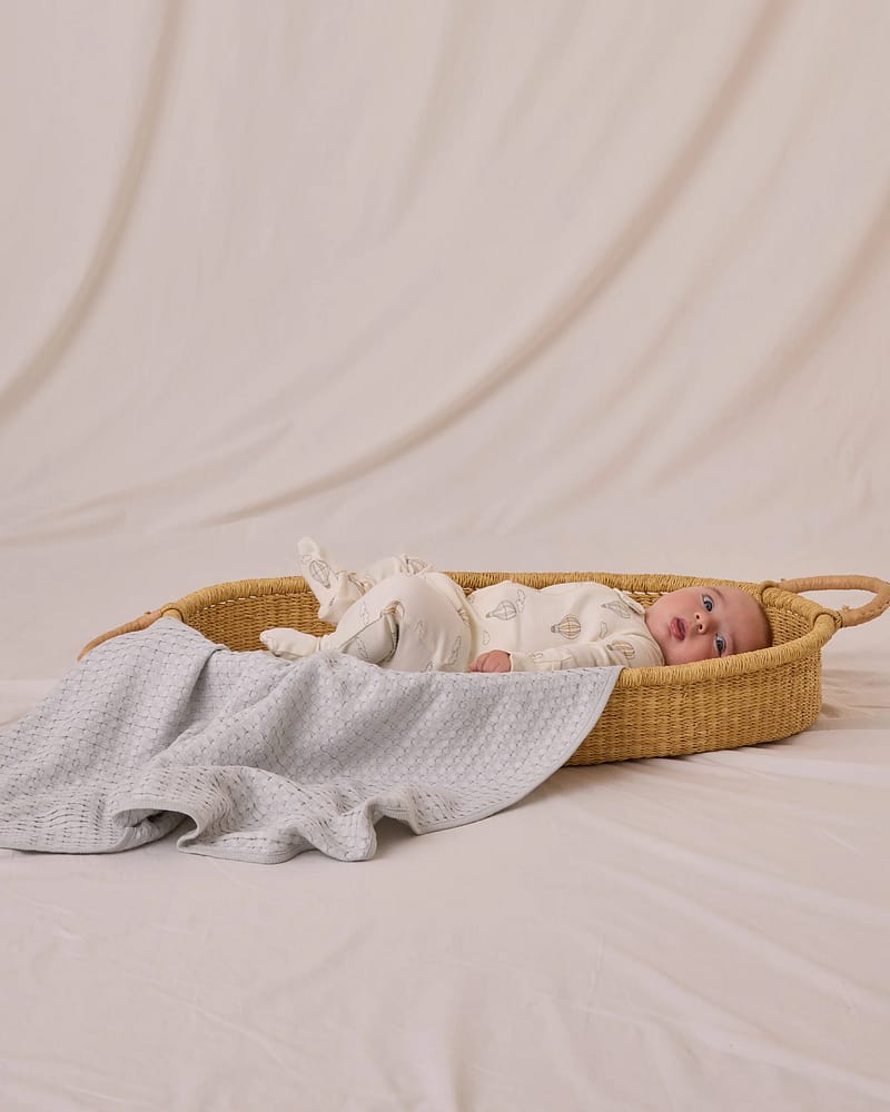 Pysj m/Føtter & to-veis Glidelås - Øko Bomull | Zip Longsleeve Sleeper Fottie