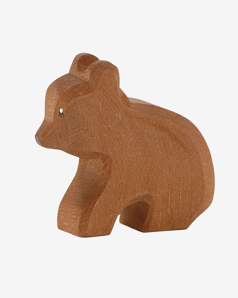 Bjørn - Håndlaget Trefigur | Dyrefigurer Skog, Bjørnunge