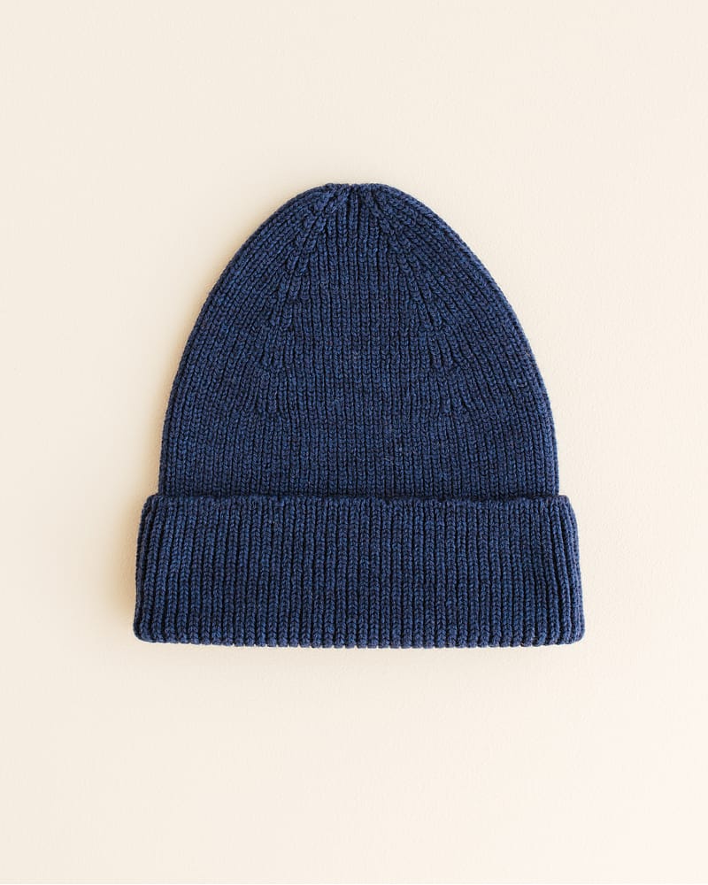 Ull Beanie voksen, Unisex – 100% Merino, Ubehandlet | Fonzie Adult, Blue