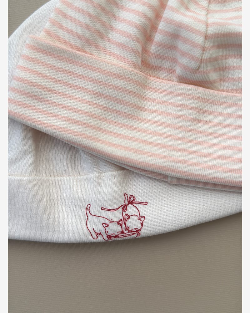 2pk Babylue - Øko Bomull | Fio Beanie