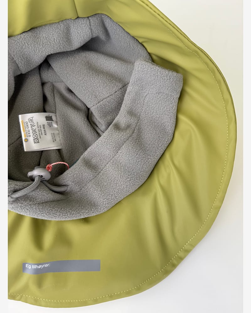 Sydvest Barn M/ Fleecefôr og øreklaffer | Vanntett 10.000