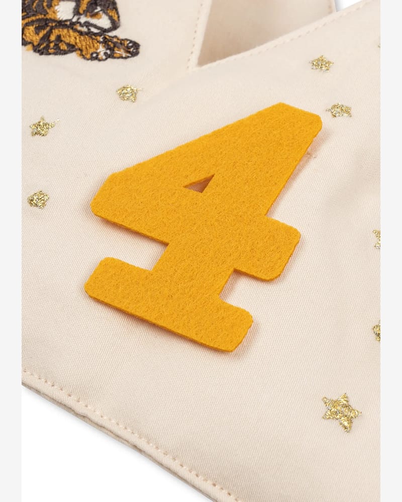Bursdagskrone Barn 1-9år - Økologisk & Resirkulert | Fabric Birthday Crown