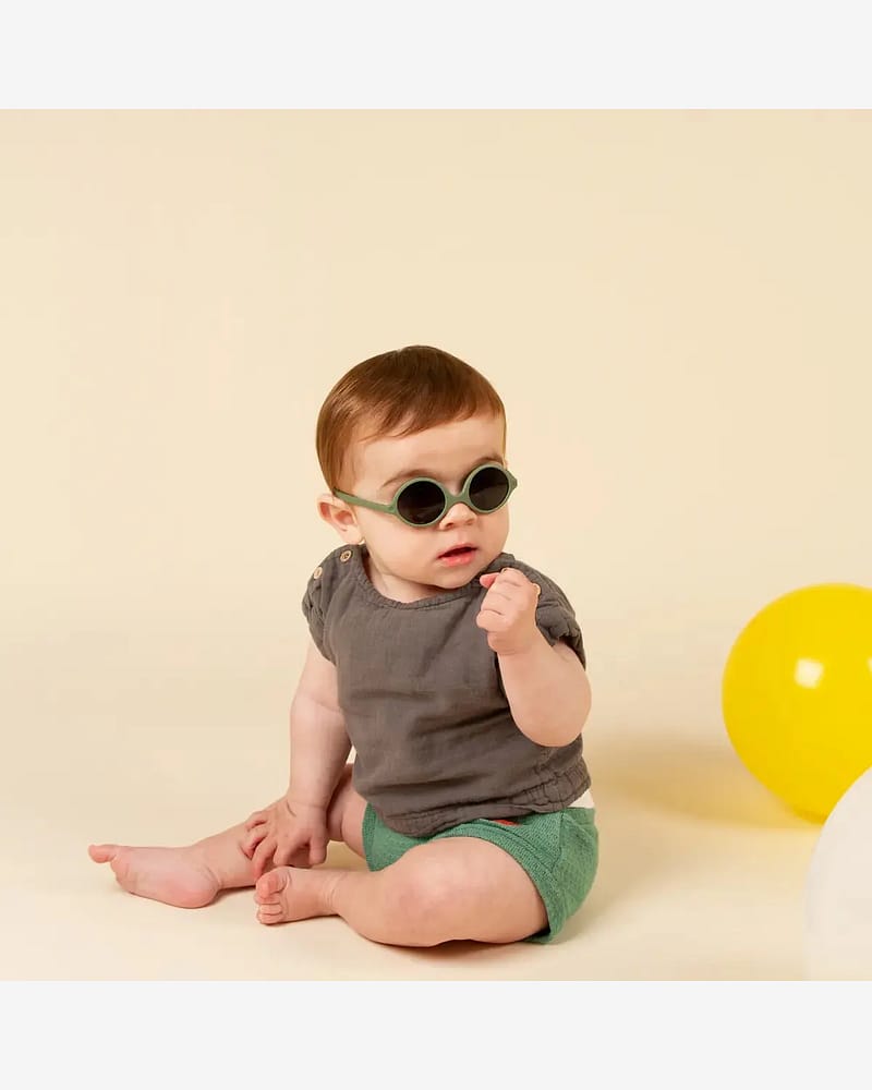 Solbriller Baby 0-1år - Fleksible & Uknuselig - Reversible 2i1 Størrelse | Diabola 2.0