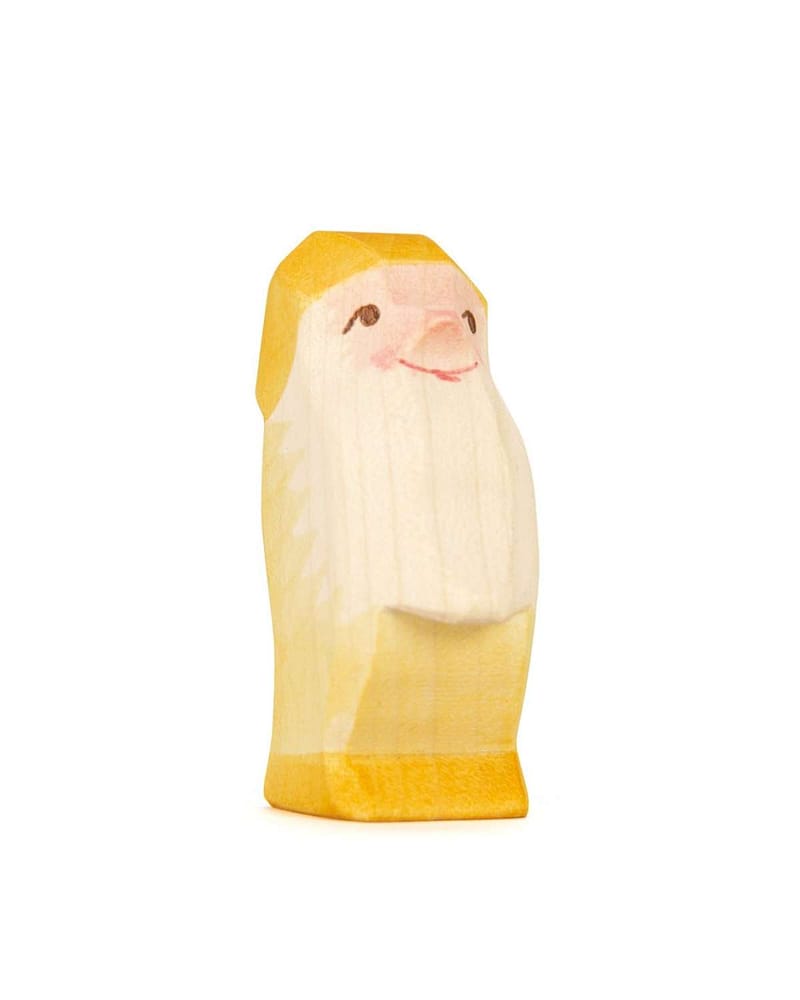 Dverg Trefigur - Håndlaget Dukketeater Dukker | Dwarf Yellow