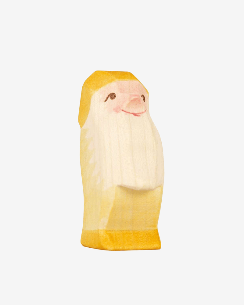 Dverg Trefigur - Håndlaget Dukketeater Dukker | Dwarf Yellow