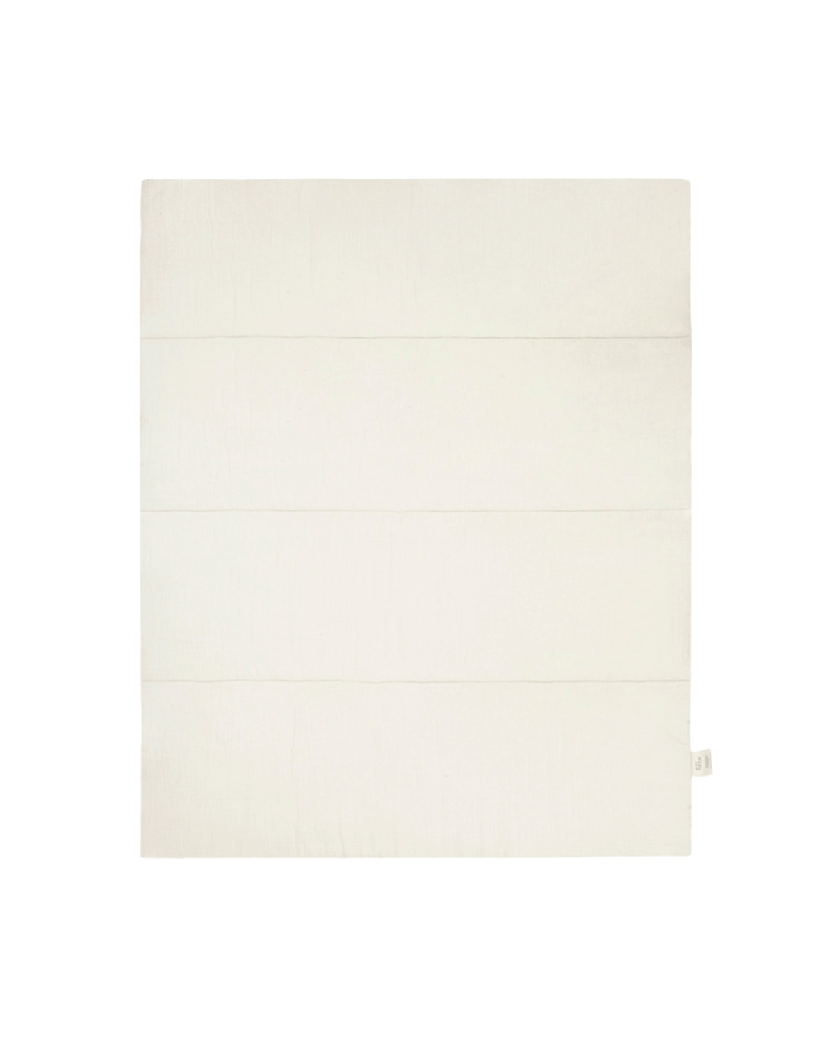 Lekematte – 100% Økologisk Musselin | Calm Play Mat, 85×110 cm, Light Sand