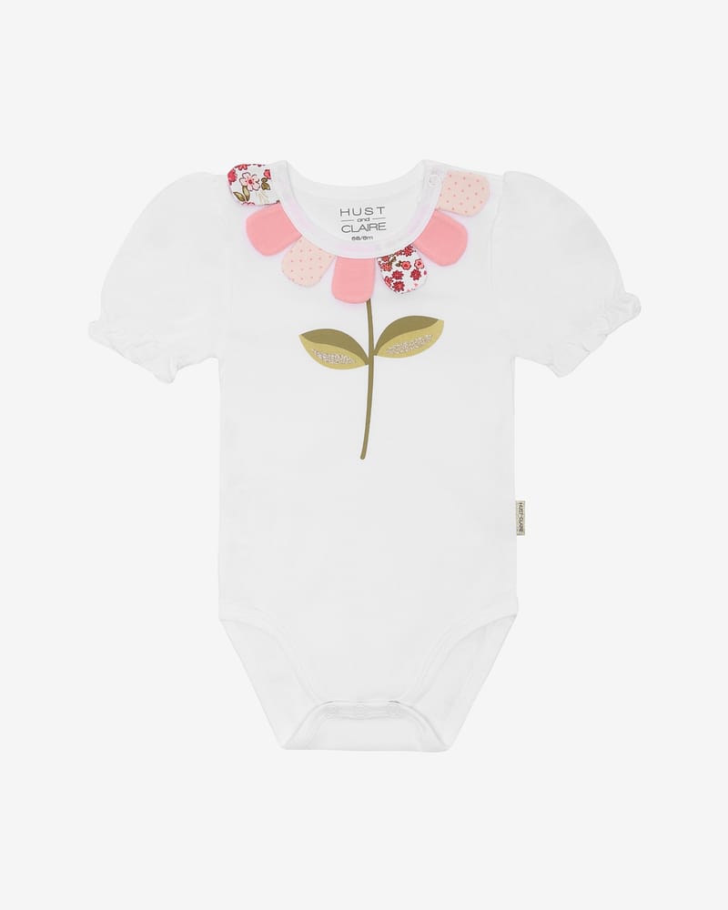 Body Kortermet - 95% Bomull,5% Elastan | HCBritt Petals
