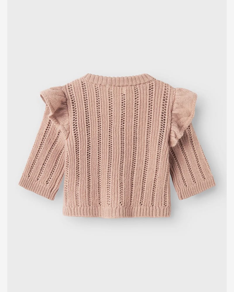 Cardigan i Ull Baby - Strikket