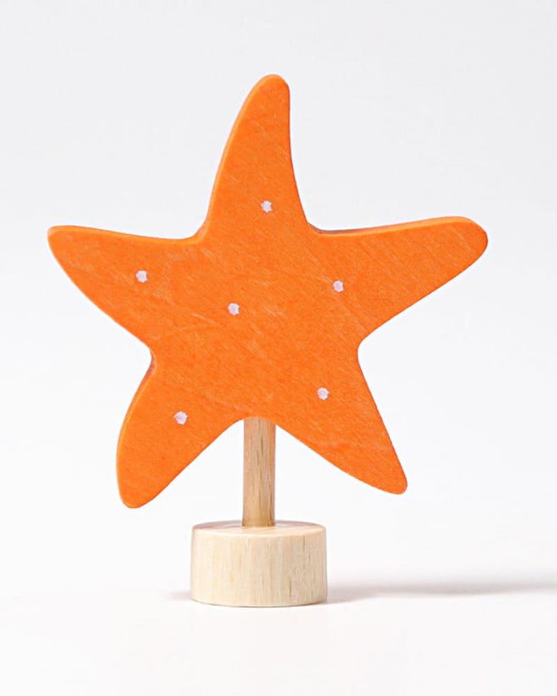 Sjøstjerne til Bursdagsring | Figur Grimms Lysestake