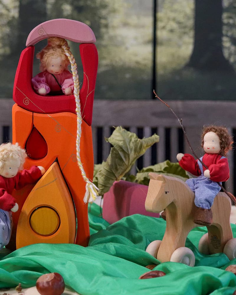 Eventyrlandsby - Byggesett i Tre 17stk | Fairy Tale Village
