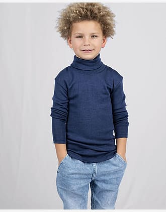 Ulltrøye med Turtleneck - 70% Merino 30% Silke - Ubehandlet Ull