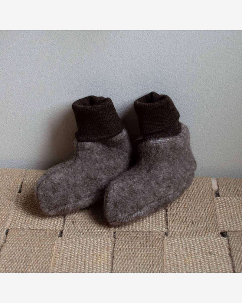 Babysokker i ullfleece