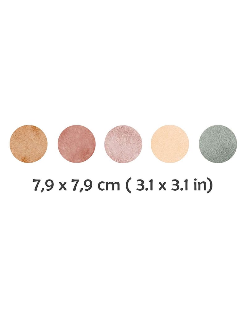 Wallstickers Prikker 50stk - ØKO Veggklistremerker Barnerom - Dots 7