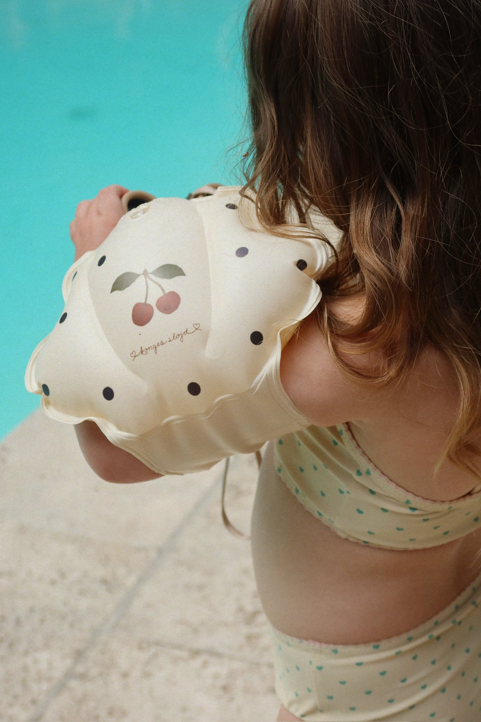 Armringer Barn | Water Wings Shell, Navy Dots