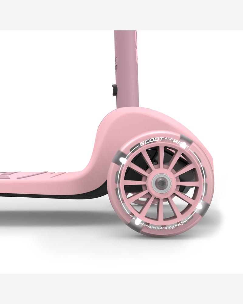 Scoot and Ride Highwaykick 3S Sparkesykkel - med LEDlys i hjul | Barn 3år+