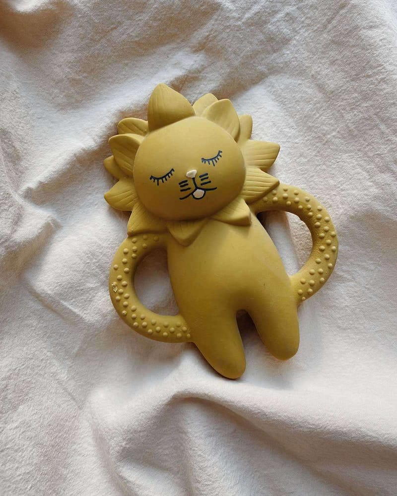 Biteleke - 100% Naturgummi | Lion Teeth Soother