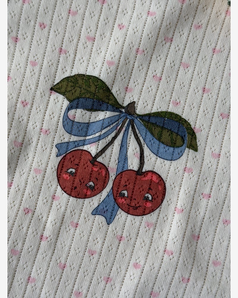 Body Kortermet - 100% Øko Bomull, Pointelle | Minnie Short Sleeve Body