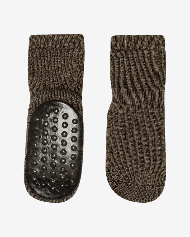 Krabbesokker i Merinoull - Frottésokker | Anti-slip grip socks