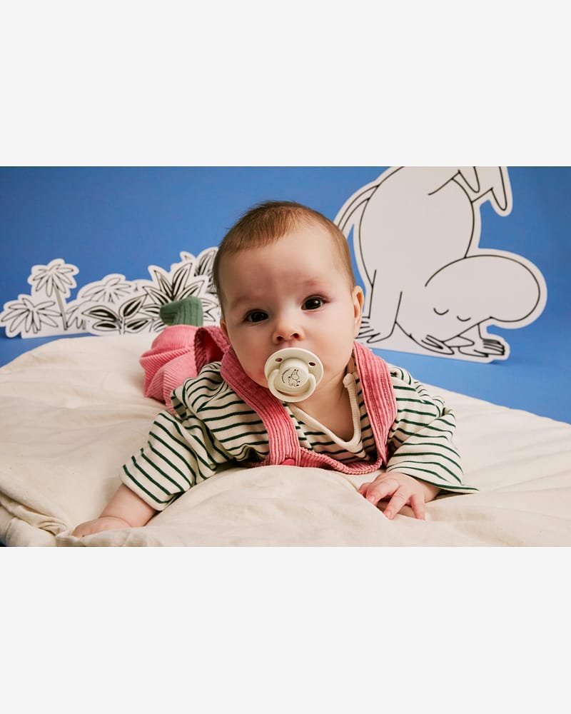 BIBS x Moomin Smokk De Lux 2pk – Rund, SIlikon | Moomintroll