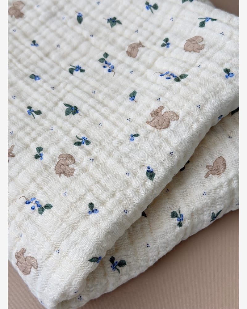Swaddle teppe - Øko Musselin