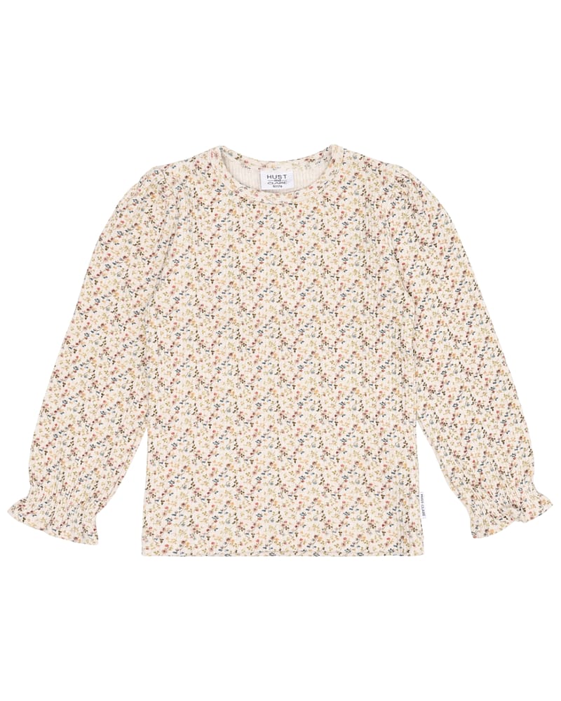 Bluse Barn M/ Volangerkrage - Øko Bomull | Alma Little roses