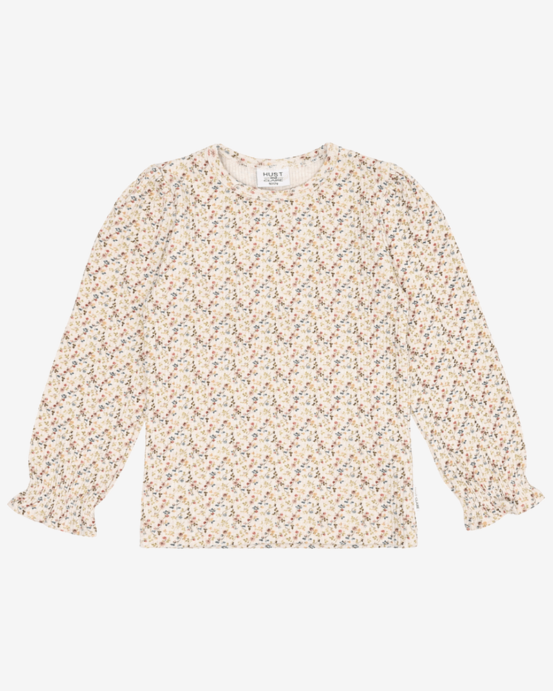 Bluse Barn M/ Volangerkrage - Øko Bomull | Alma Little roses