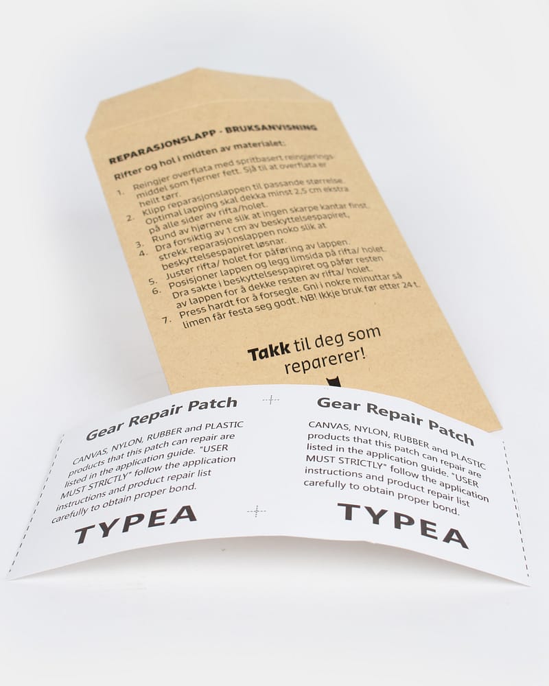 Reperasjonslapper for Regntøy og Yttertøy - Transparent | Reservedel