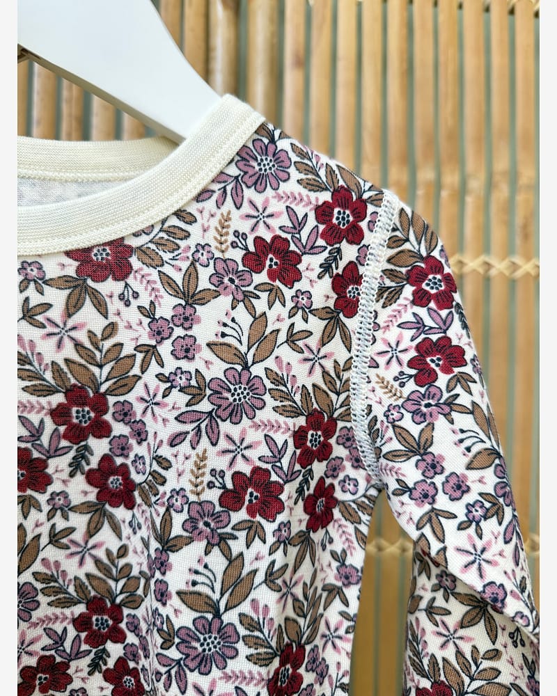 Trøye Langermet - Ull/Bambusviskose | Abba Flor