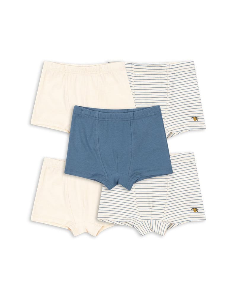 Boxershorts Barn 5pk - Øko Bomull | Basic Boy Boxers