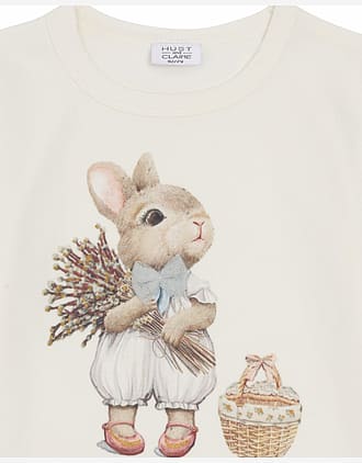 Trøye Barn m/ Print - Øko Bomull | Alma Sweet Bunny