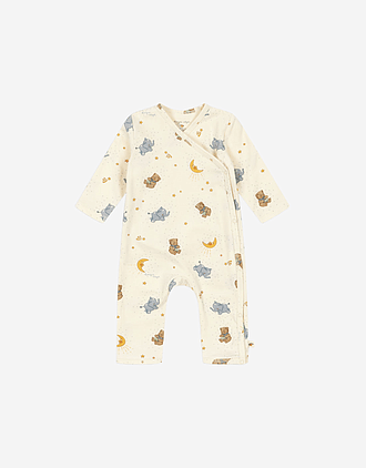 Heldress Baby med Omslag - Øko Jersey | Basic Newborn Onesie