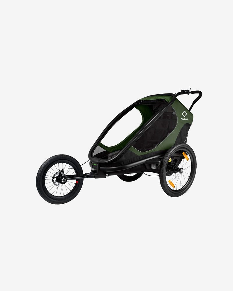 Hamax Outback Sykkelvogn & Barnevogn, Plass til ett barn | Singel Bicycle Trailer