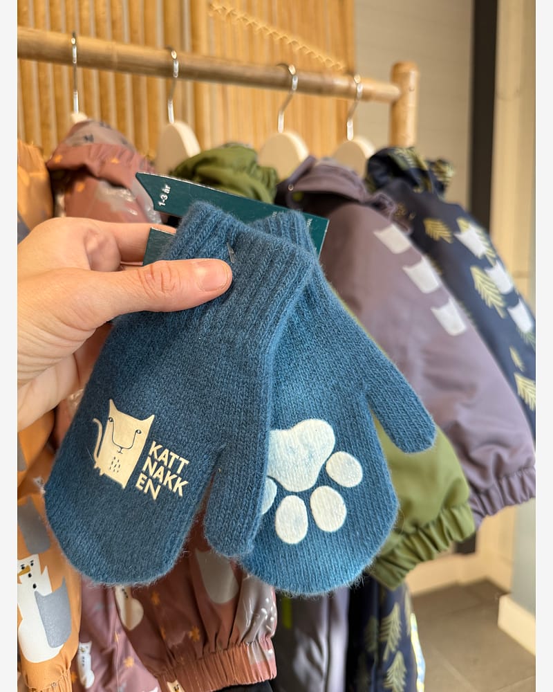 Kattnakken Magiske Ullvottar - Tynne Ullvotter m/ antiskli